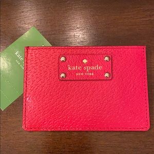 Kate Spade Wellesley Graham Leather Card Case
